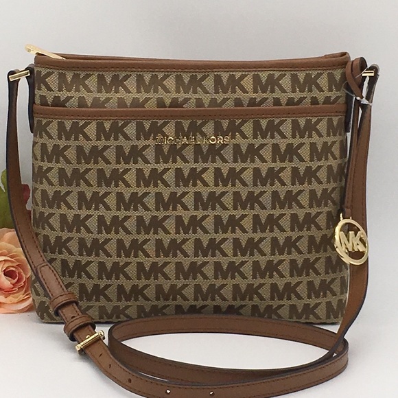 Michael Kors Handbags - MICHAEL KORS BEDFORD SM NS CROSSBODY BD/EB/LUGG